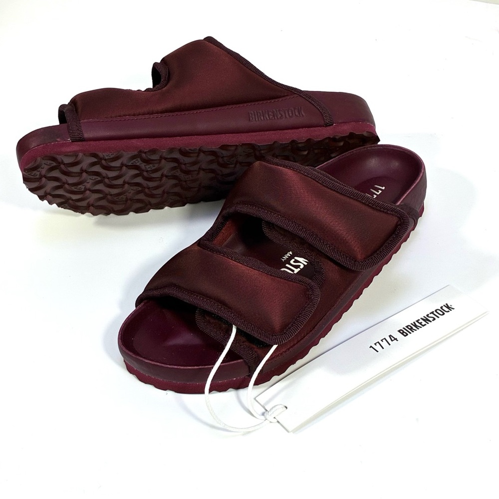 Birkenstock 1774 Arizona Cosny Nylon Sandals Port Royale 38 7 NEW Monochromatic - Picture 12 of 16